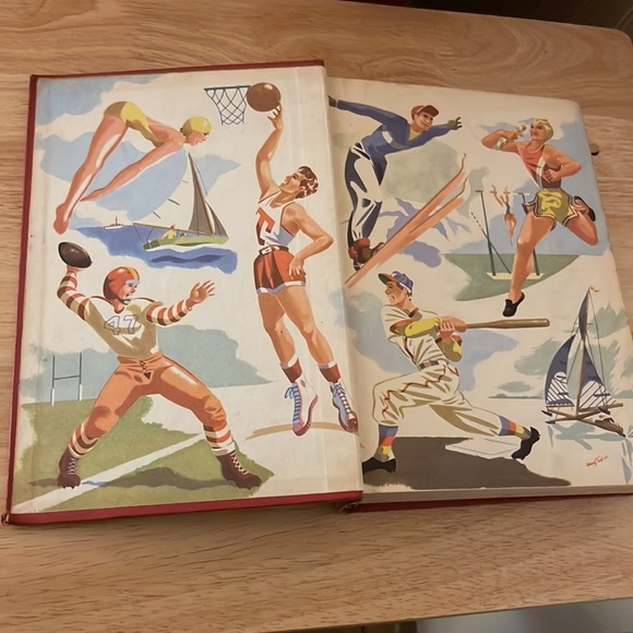 School and Sport The Children’s Hour hardcover vintage 1953 book 10 - Picture 9 of 17